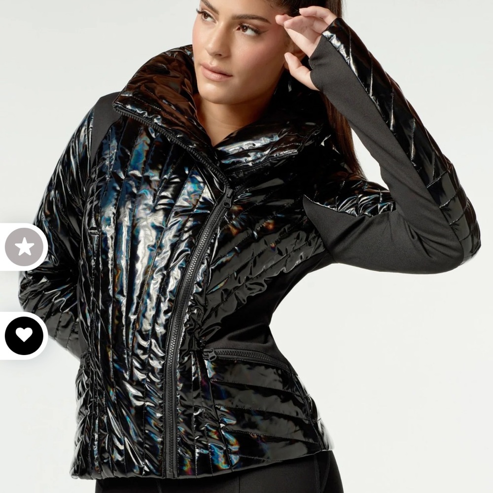 Black Noir Motion Panel Puffer - Black - Down Filled